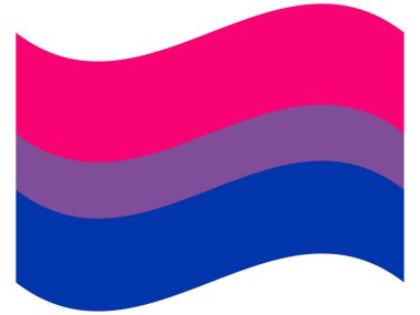 LGBT gurur bayrağı, Biseksüel gurur. Çok renkli barış bayrağı hareketi. Orijinal renk sembolü.