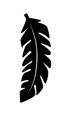 Eski bir tüy çizimi. Tüy tüyü silueti. Tüylü simgeyle harfin geri dönüşünü göster.