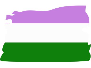 LGBT gurur bayrağı, cinsiyetçi gurur. Çok renkli barış bayrağı hareketi. Orijinal renk sembolü.