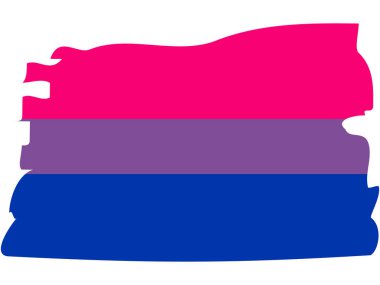 LGBT gurur bayrağı, Biseksüel gurur. Çok renkli barış bayrağı hareketi. Orijinal renk sembolü.