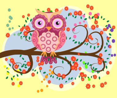 Parlak, karikatürsel, çapkın, bir ağacın dallarında baykuşları seven. Bahar, yaz, kız arkadaşlar