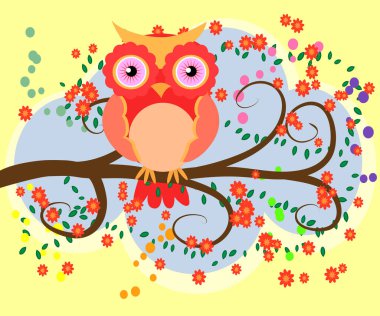 Parlak, karikatürsel, çapkın, bir ağacın dallarında baykuşları seven. Bahar, yaz, kız arkadaşlar