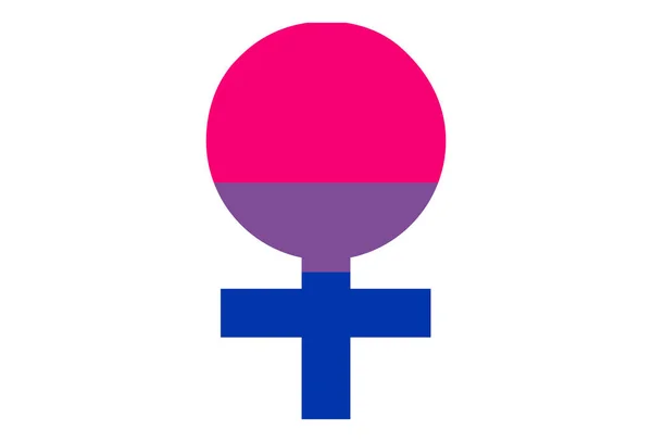 Lmbt Büszkeség Zászló Biszexuális Pride Sokszínű Béke Zászló Mozgalom Eredeti — Stock Vector