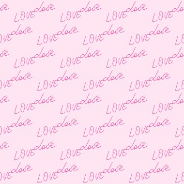 Kusursuz bir aşk metni. Yazdırma, tekstil, sanat eserleri, giysi, duvar kağıdı için kullanılabilir metin arkaplanları.