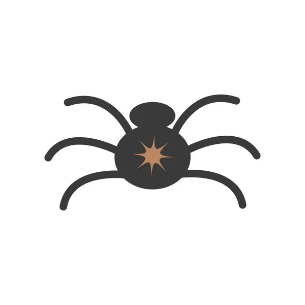 Símbolo Esotérico Design Místico Mágico Com Teia Aranha Estrela — Vetor de Stock