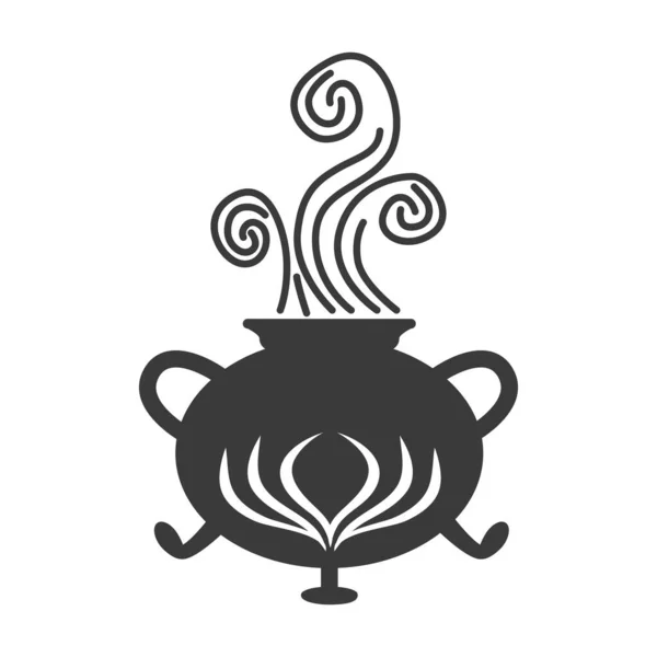 Езотеричний Символ Містичний Магічний Дизайн Чарівним Конопель Зілля — стоковий вектор