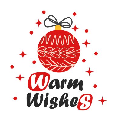 Mutlu yıllar illüstrasyonları. Noel balosu ve dekorasyon unsurları, içinde harfler, tebrik kartı, poster ya da baskı olan Mutlu Noeller retro posteri..