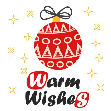 Noel balosu ve dekorasyon unsurları, içinde harfler, tebrik kartı, poster ya da baskı olan Mutlu Noeller retro posteri..