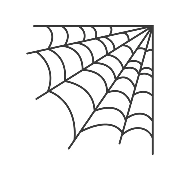 Esoteric Symbol Mystical Magical Design Spider Web — 스톡 벡터