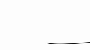 Müzik animasyon notaları. Girdaplı çizgiler üzerinde müzik sembolleri.