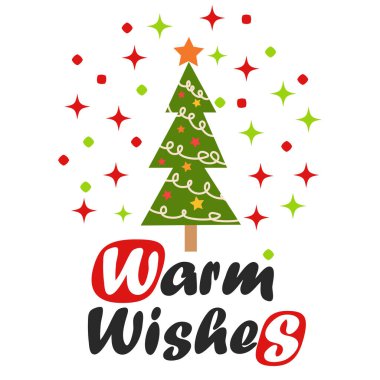 Noel ağacı, kış kutlaması kartpostalı mevsim kutlaması, bayramlar ve yeni yıl için.