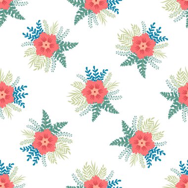 Klasik süslemesiz desenli, küçük çiçekli klasik desenli, şapşal. Çiçeklerin hafif siluetleri, pastel renklerde iki renkli süsler.