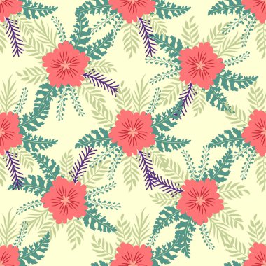 Klasik süslemesiz desenli, küçük çiçekli klasik desenli, şapşal. Çiçeklerin hafif siluetleri, pastel renklerde iki renkli süsler.