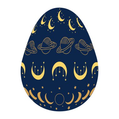 Sihirli sembollerin Paskalya Yumurtası, Göksel Astrolojik, büyülü ve gizemli semboller