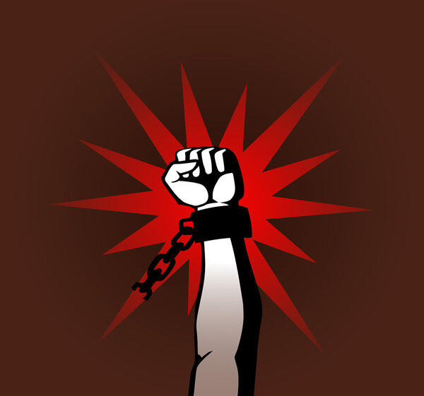 a revolution fist