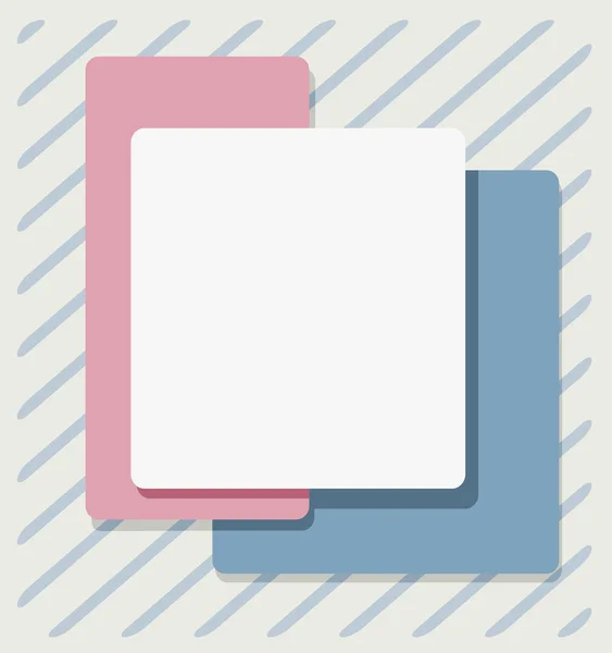 Tarjeta post-estilo — Vector de stock