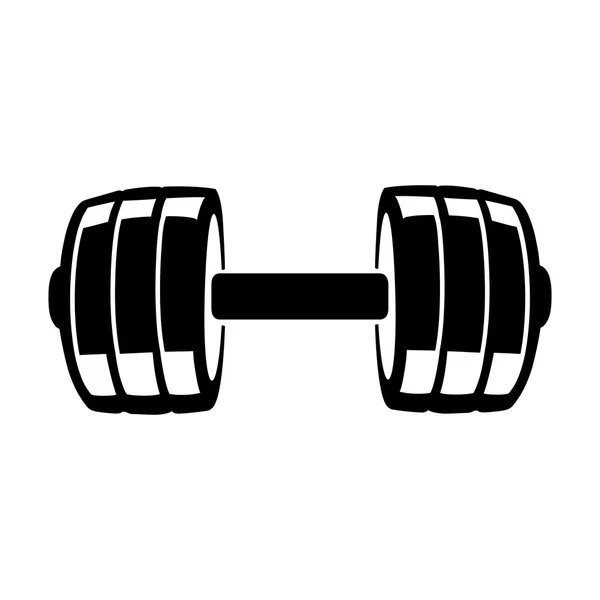 A big dumbbell — Stock Vector