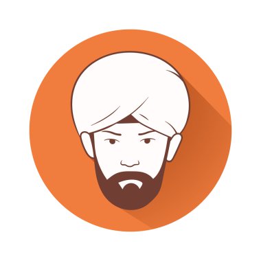 Adamın kafasına türban ile