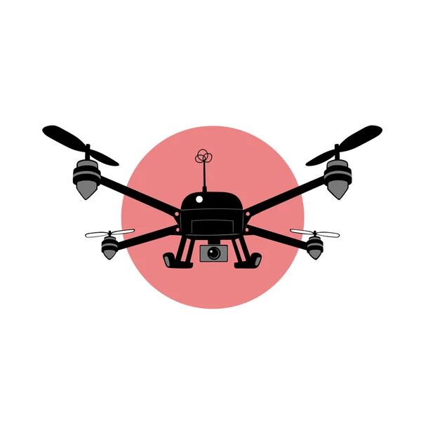 Quadcopter — Image vectorielle