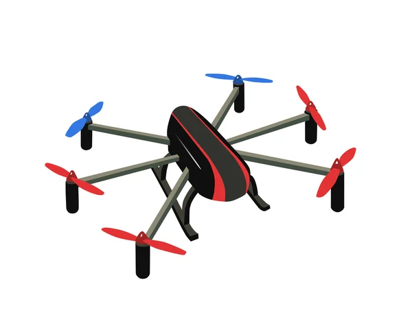 Hexacopter — Stockvector