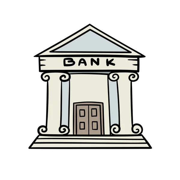 A bank — Stock Vector