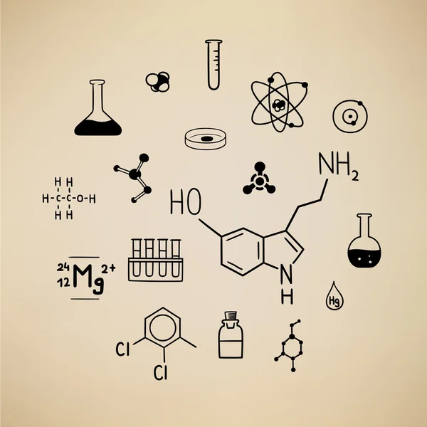 化学記号 — ストックベクタ