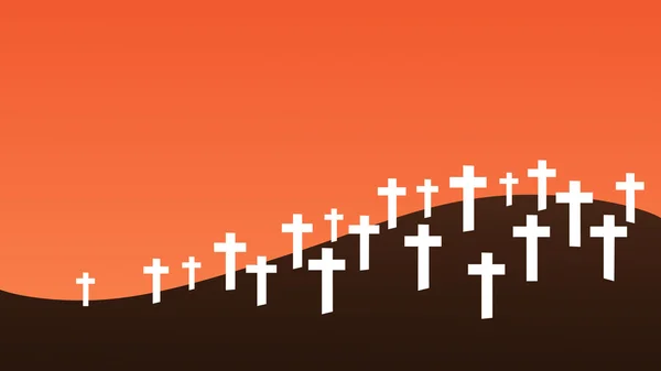 Fondo del cementerio Gráficos Vectoriales