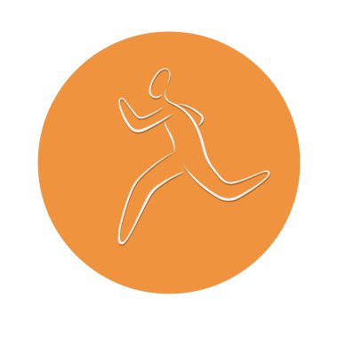 çalışan adam sembolü