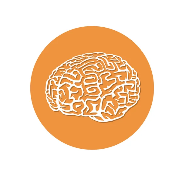 Hersenen symbool — Stockvector
