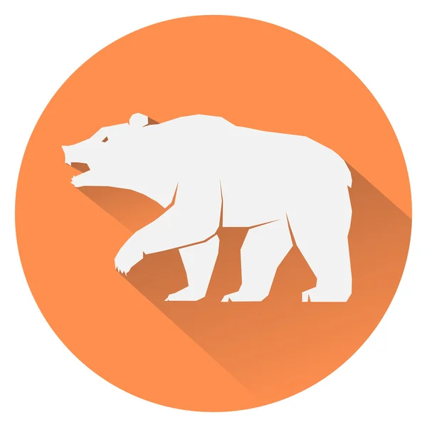 Symbolem niedźwiedź — Wektor stockowy