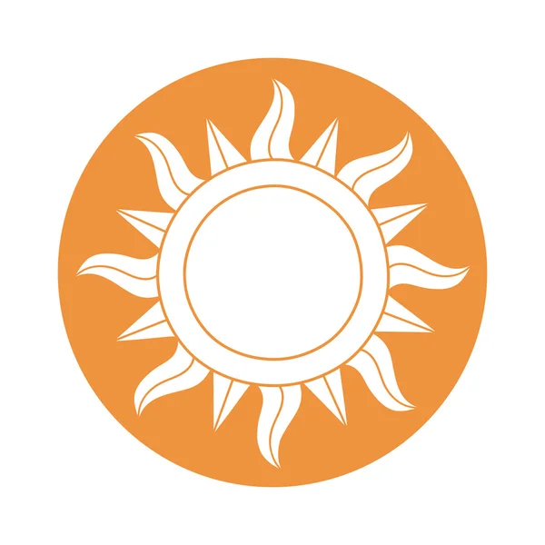 A Sun symbol — Stock Vector