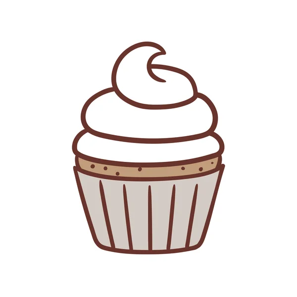 Een mini cake — Stockvector