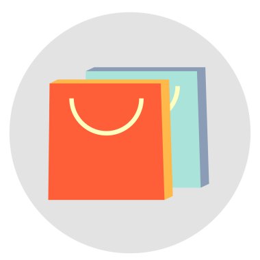 vektörel alışveriş torbaları