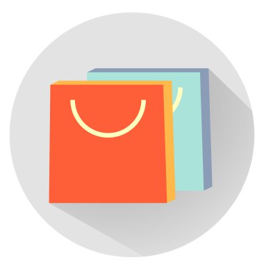 vektörel alışveriş torbaları