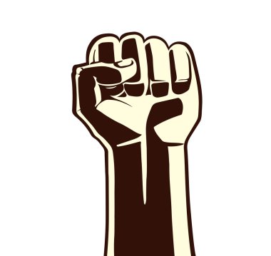 yükseltilmiş bir yumruk