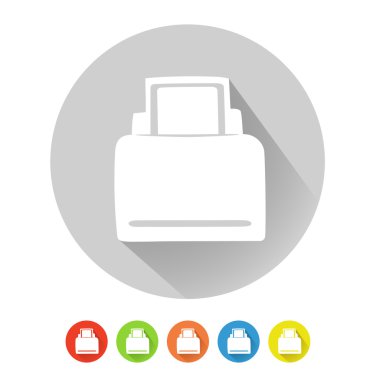 bir yazıcı simgesi