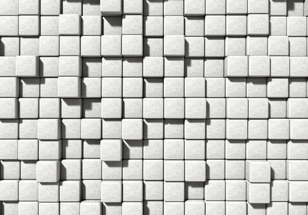白い石積みセメントブロックと石の背景 建築と抽象的な概念 最高の視野角 3Dイラストレンダリング — ストック写真