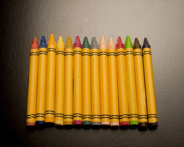 Wax Coloring Crayons — Stock Photo, Image