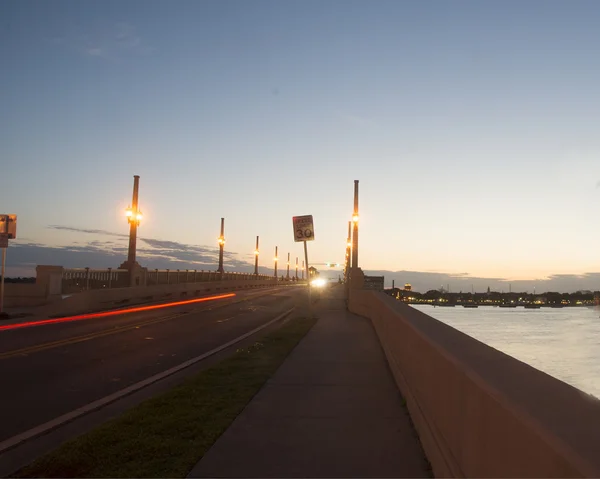 Bridge of Lions at Saint Augustine Florida — Stock Photo, Image