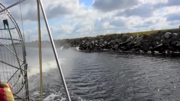 Barco de aire en los Everglades — Vídeo de stock