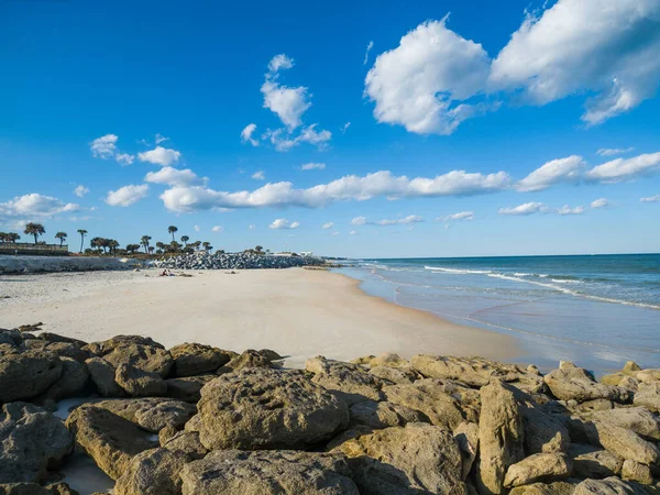 Tarde River Beach Beach Localizado Palm County Florid — Fotografia de Stock