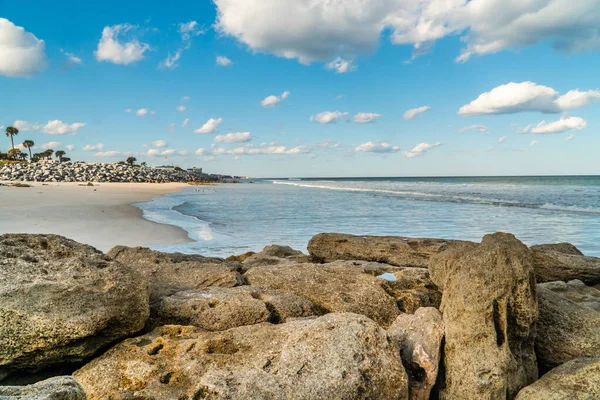 Popołudnie Nad Rzeką Plaży Położonej Palm County Florid — Zdjęcie stockowe