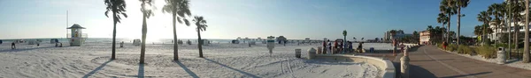 Beutiful Beaches Gulf Mexico Early Evening Cleawater Beach Florida — Stock Photo, Image