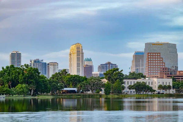 Miasto Piękne Orlando Floryda Jeziorem Formosa Miasta Tle Czerwca 2021 — Zdjęcie stockowe