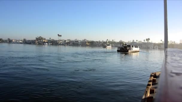 Ferry em Newport Beach — Vídeo de Stock