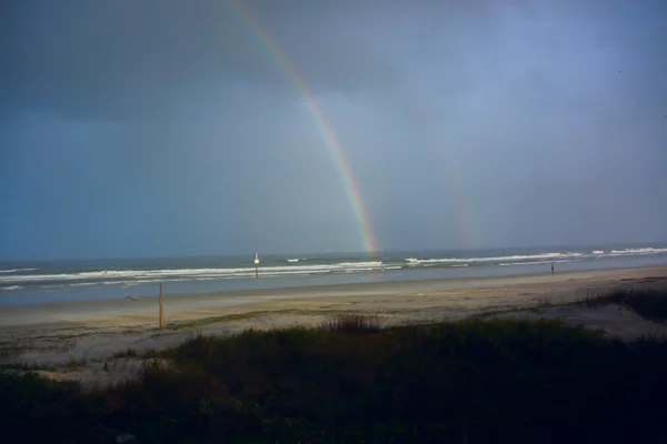 Regnbue over Daytona Beach - Stock-foto