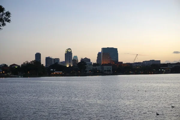 Lake Ivanhoe bei orlando florida — Stockfoto