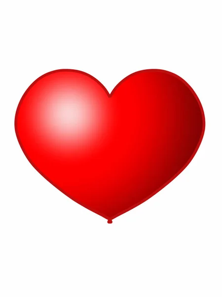 Corações Vermelhos Balão Fundo Texturas — Fotografia de Stock