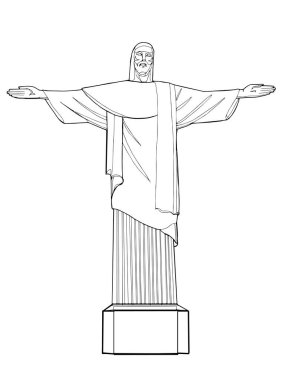  Rio De Janeiro ve İsa'nın kurtarıcı, Brezilya