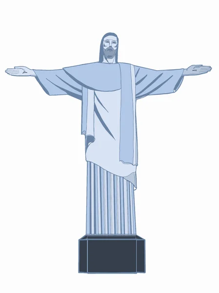 Rio Janeiro Cristo Redentore Brasile — Foto Stock